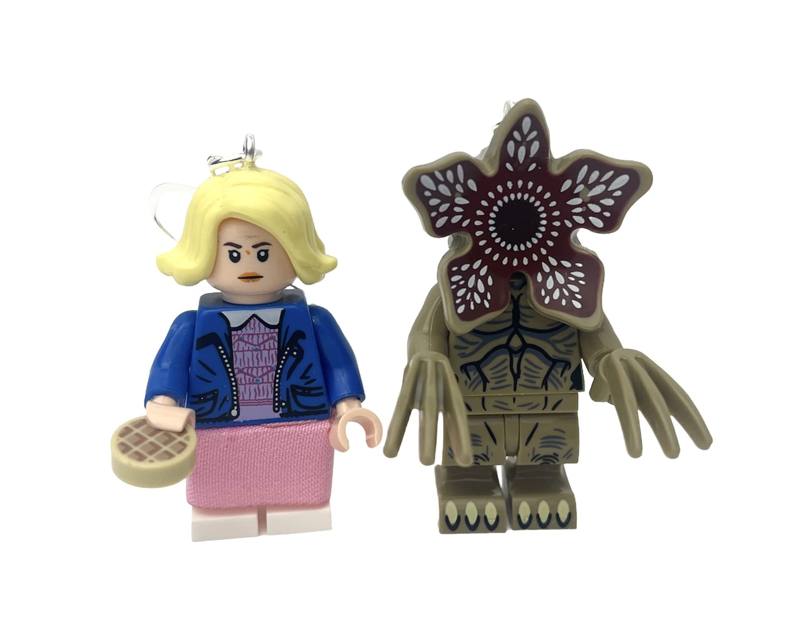 Stranger Things Demogorgon Earrings - Sterling Silver Hooks, Handmade Novelty Gift for Fans | Perfect for Cosplay, Halloween & TV Show Merch Collectors