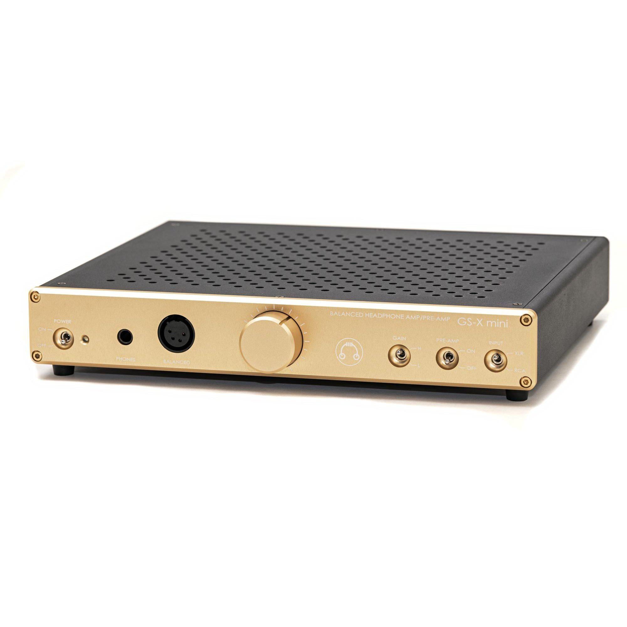 Premium HeadAmp GS-X Mini Balanced Headphone Amplifier & Preamp - High-Fidelity Audio for Studio, Home Theater & Audiophile Listening