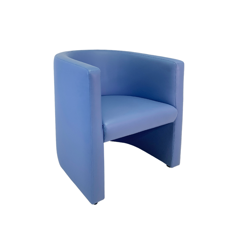 Comfortable Tub Armchair for Living Room - Cozy Lounge Chair for Relaxing, Reading & Napping - Perfect for Home, Office & Dorm Decor