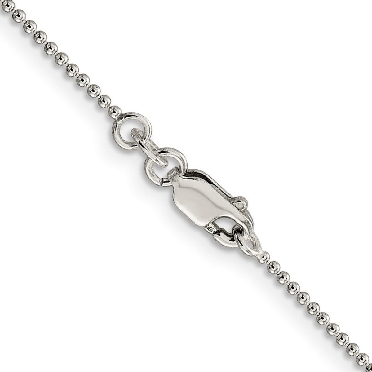 925 Sterling Silver Hollow Polished Chain Necklace - 16 Inch 1.25mm Lobster Claw Clasp for Women & Men | Elegant Layering Necklace for Everyday Wear, Gifts & Special Occasions