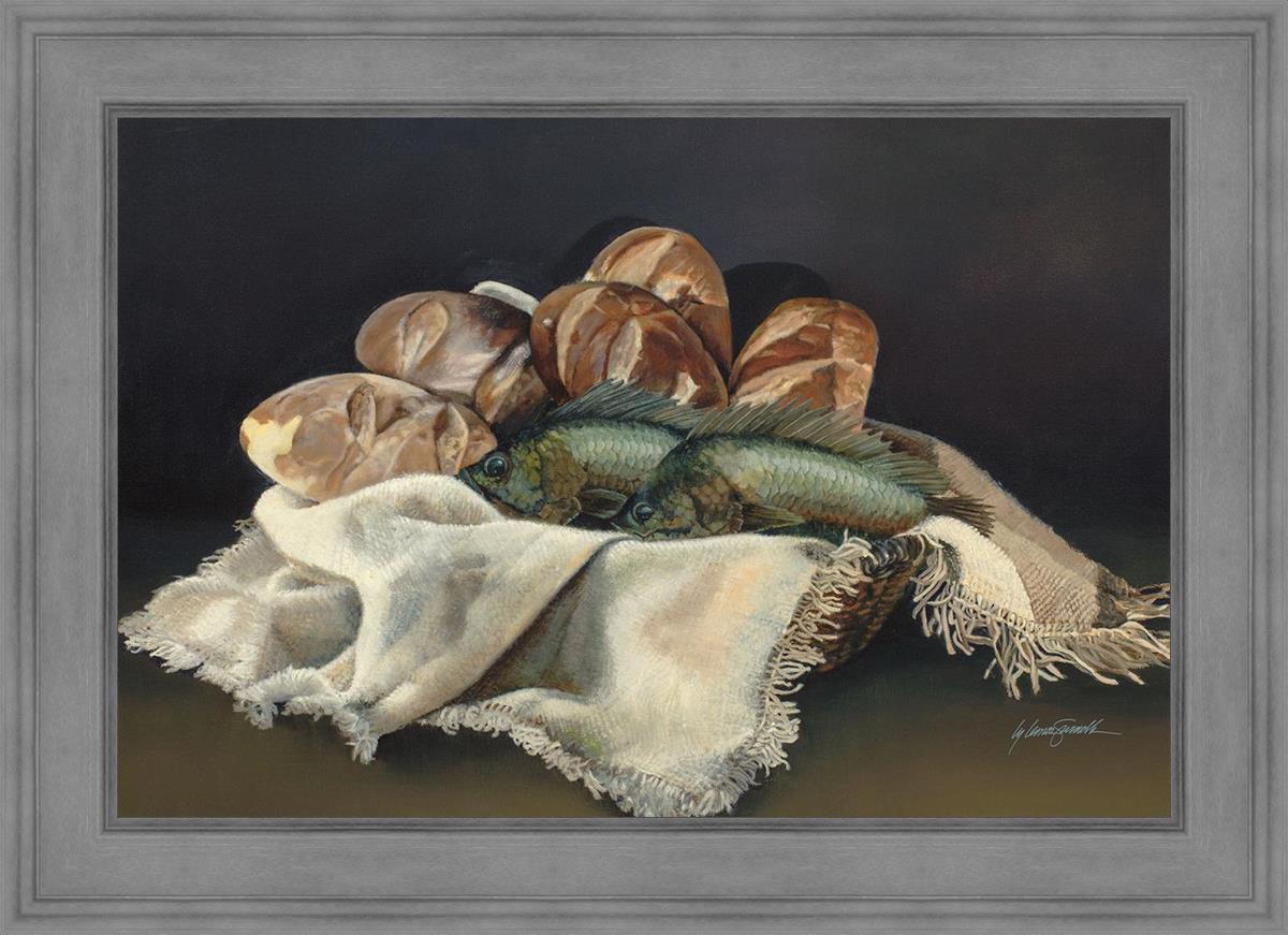 Five Loaves Two Fishes - Biblical Christian T-Shirt for Men & Women - Perfect for Church, Bible Study & Faith-Based Events
