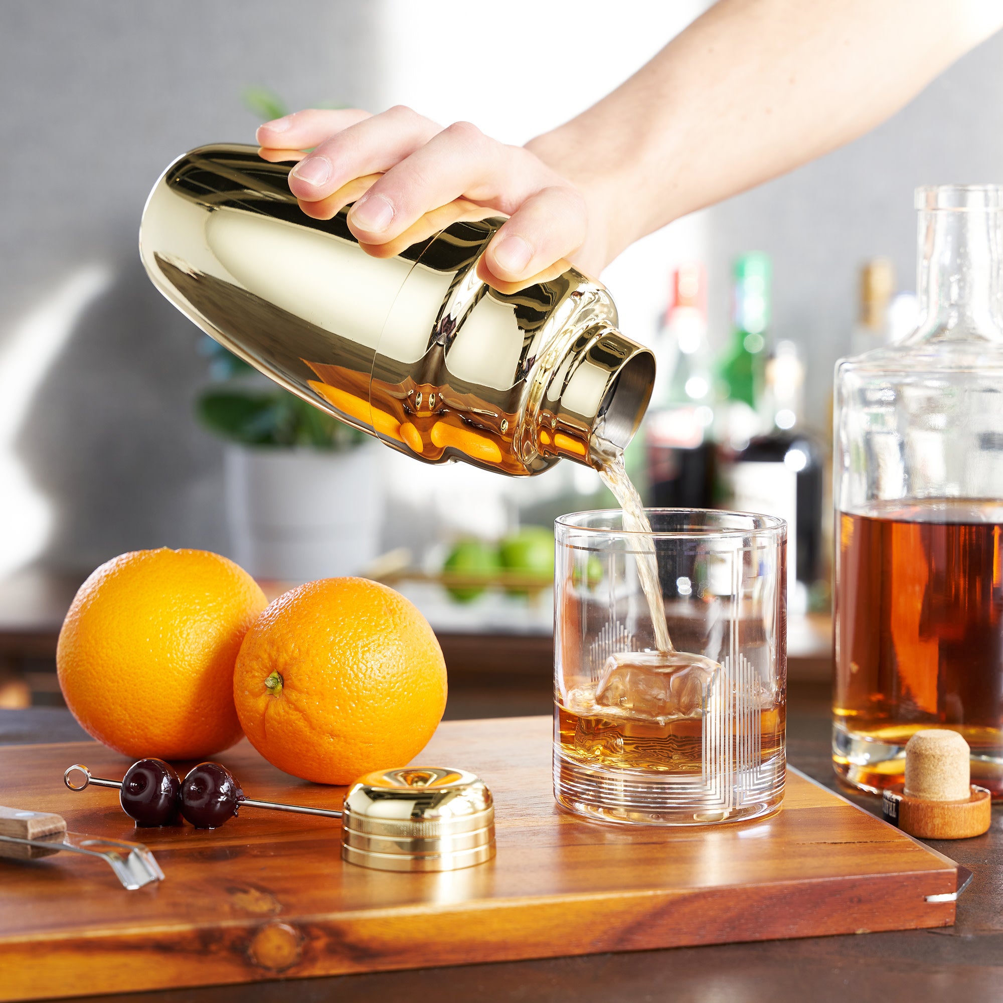 Premium Belmont Heavyweight Cocktail Shaker Set - Professional Bar Mixing Tool for Home & Bartenders - Perfect for Margaritas, Martinis & Cocktail Parties