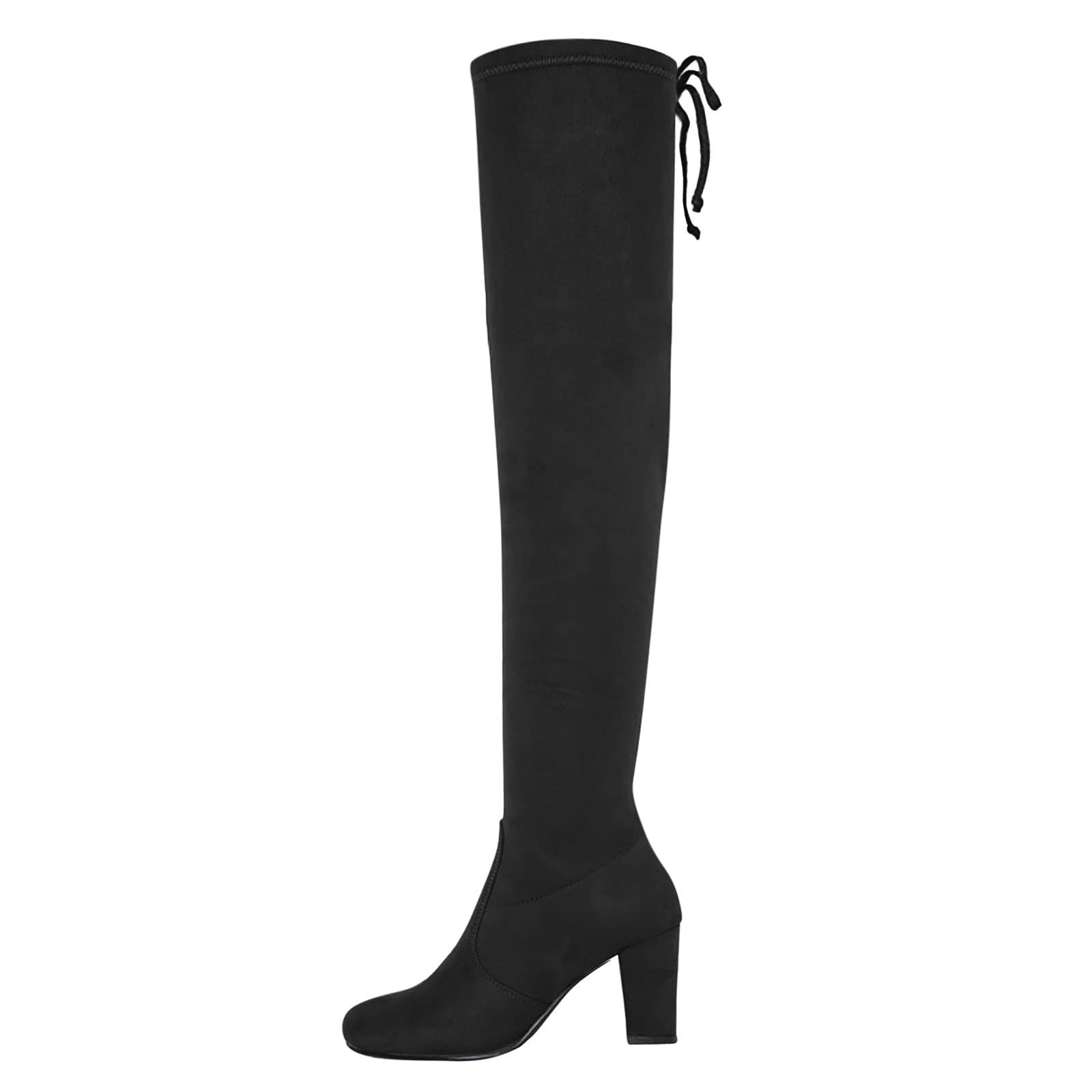Guldnds Women's Knee High Leather Boots - Black Over The Knee Boots for Women | Perfect for Winter Fashion, Office Wear & Night Out Outfits