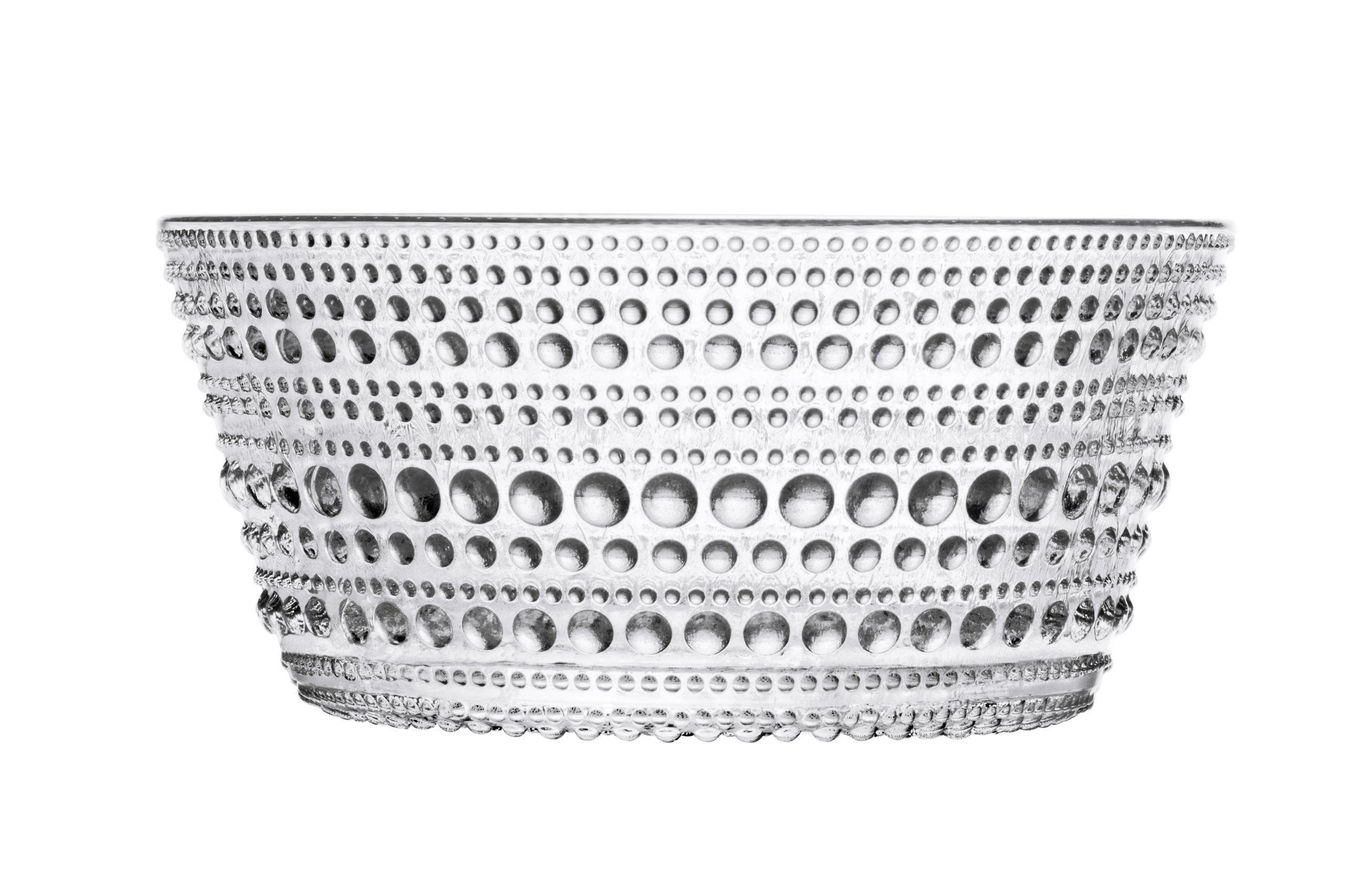Iittala Kastehelmi 4-Piece Clear Glass Bowl Set - 7.75 oz Capacity Each - Perfect for Salads, Desserts & Entertaining