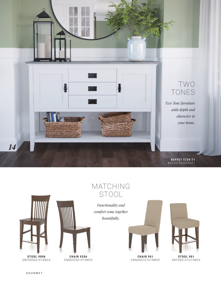 Custom Canadel Dining Table Set - Premium Gourmet Kitchen Furniture for Elegant Dining Rooms & Entertaining Guests