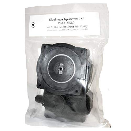 ALITA 67330 Diaphragm Kit with Replacement Air Filter for AL-80 (DRK80) - Perfect for Scuba Diving Equipment Maintenance & Repair