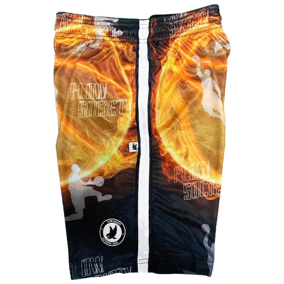 Boys' Flow Fireball Athletic Shorts - Lightweight Quick-Dry Running Shorts for Kids - Perfect for Sports, Gym & Outdoor Activities