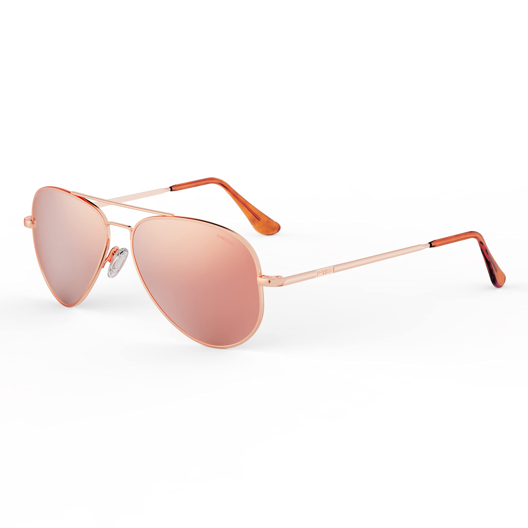 Randolph USA Concorde Classic Aviator Sunglasses for Men & Women - 100% UV Protection, Polarized Lenses, Lightweight Metal Frame - Perfect for Driving, Outdoor Activities & Fashion Accessories