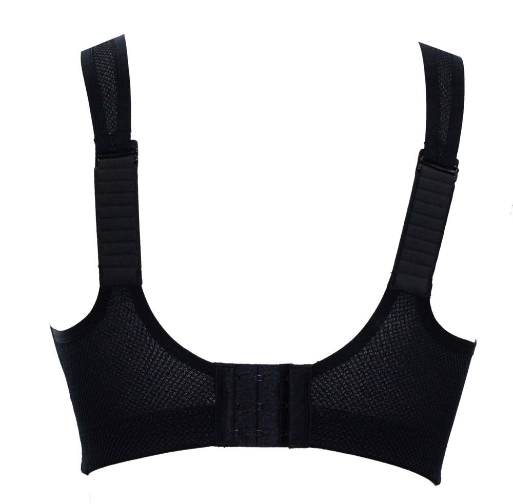 Wire-Free Low Impact Sports Bra for Women - Parfait Breeze Comfortable Yoga & Workout Bra in Black | Perfect for Yoga, Gym, Running & Everyday Wear