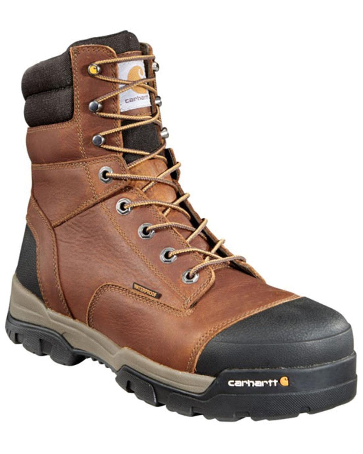 Carhartt Men's 8-Inch Energy Waterproof Composite Toe Work Boot CME8355 - Durable Safety Shoes for Construction, Warehouse & Industrial Work