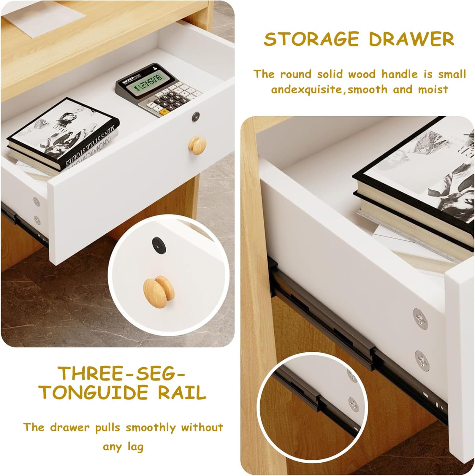 Premium Wooden Checkout Counter - 23.6