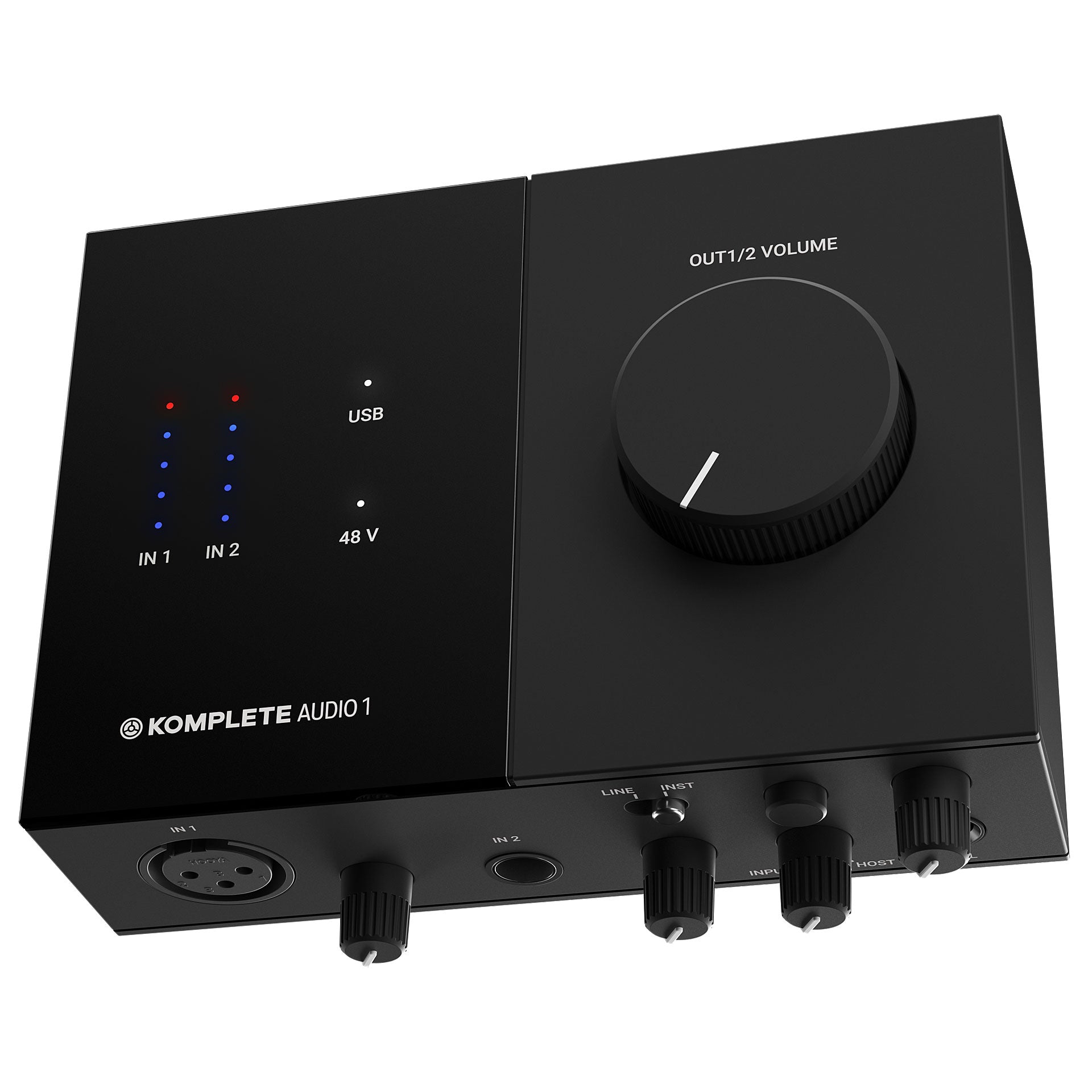 KOMPLETE AUDIO 1 - Professional USB Audio Interface for Recording & Streaming | High-Quality Sound for Home Studios, Podcasts & Music Production