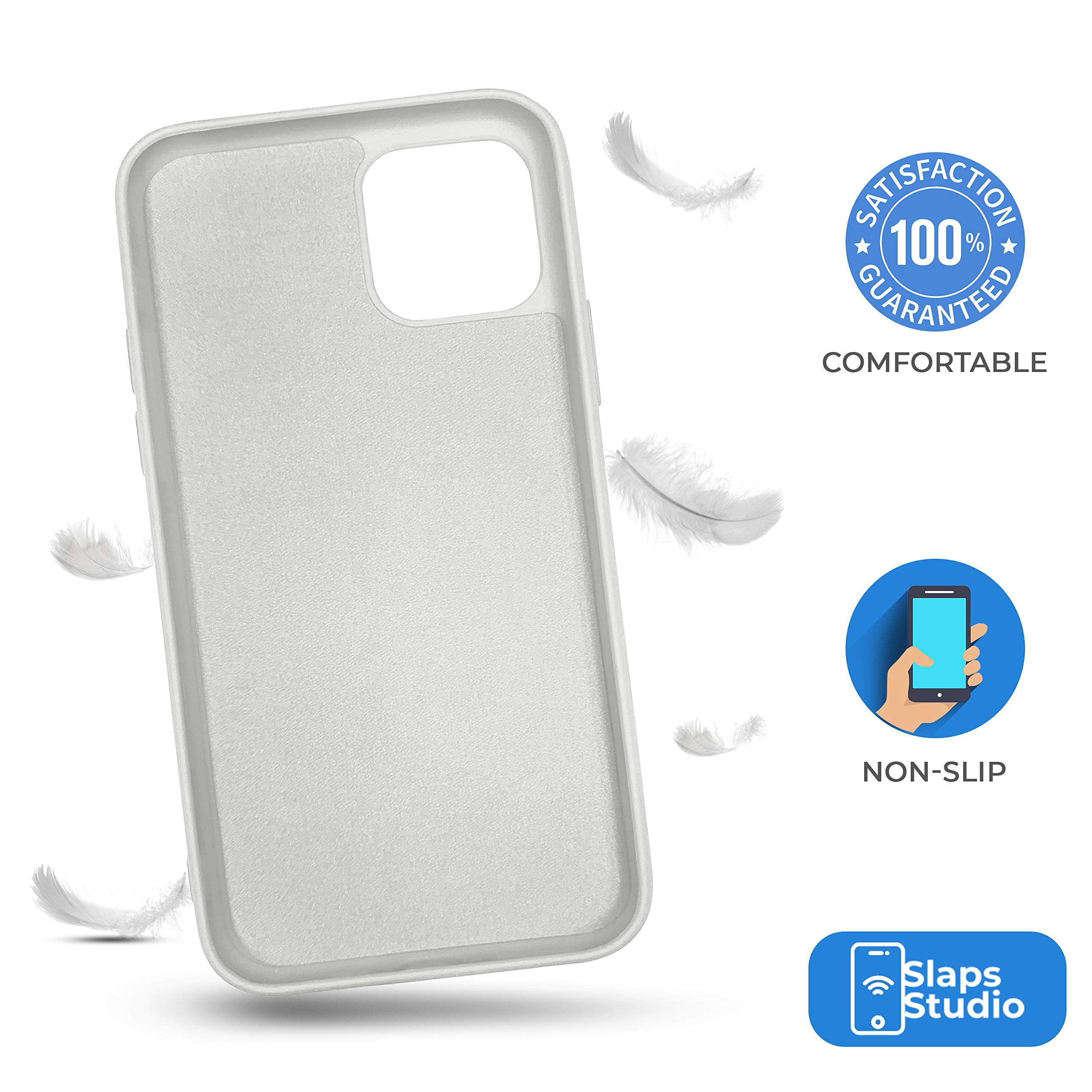Ultra-Thin Lightweight Silicone Phone Case for iPhone 11 - Shockproof & Anti-Slip Protection (Jet Black) - Perfect for Everyday Use, Travel & Outdoor Activities