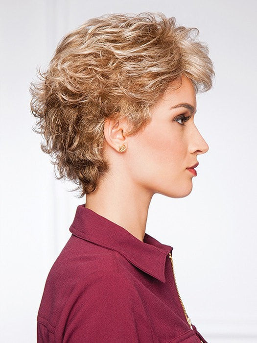 Gaiety Synthetic Wig with Basic Cap - Soft & Natural Looking Hairpiece for Women - Perfect for Cosplay, Costume Parties & Everyday Wear