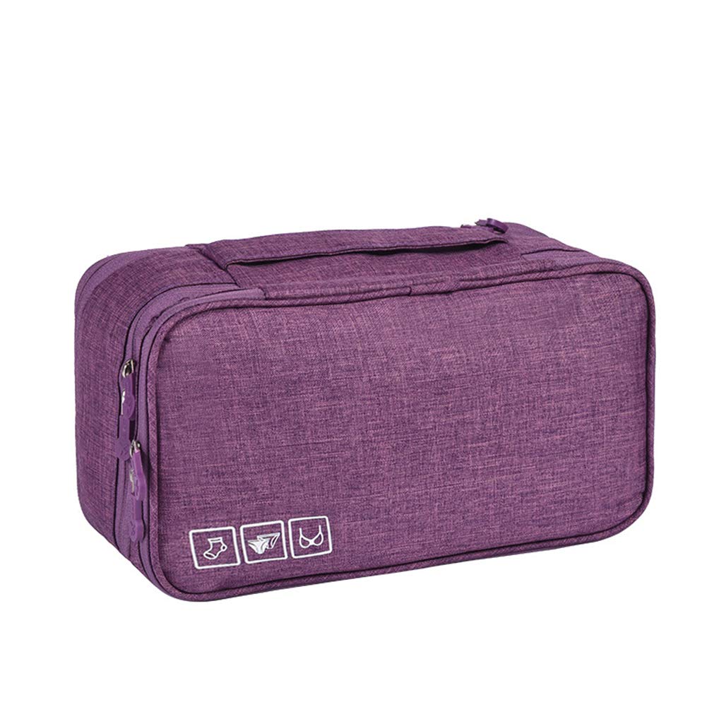 Multi-Function Travel Underwear Organizer - Portable Storage Bag for Bras, Socks & Lingerie | Packing Cube & Toiletry Bag for Vacation, Business Trips & Daily Organization
