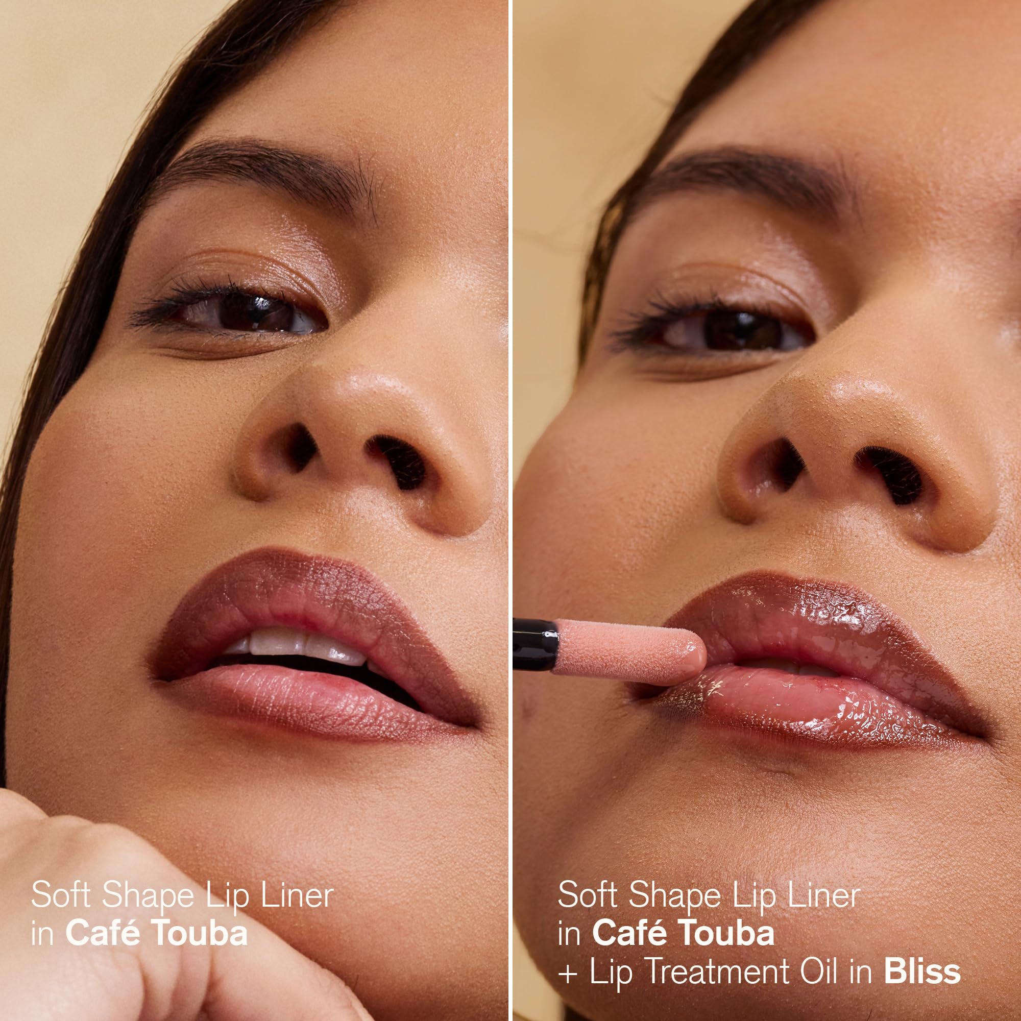 AMI COLÉ Soft Shape Lip Liner - Cafe Touba Shade | Long-Lasting & Creamy Lip Pencil for Precise Definition | Perfect for Everyday Wear & Night Out Makeup