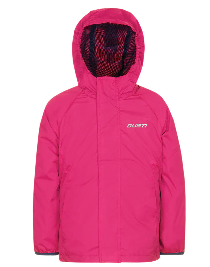 Kids Gusti Quinn Jacket - Waterproof Windbreaker for Boys & Girls - Lightweight Outdoor Jacket for Hiking, School & Play