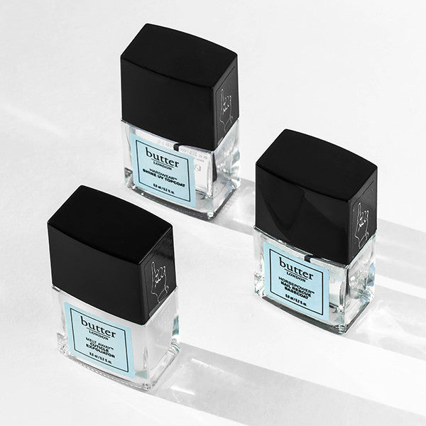 Butter London Mini Horse Power Nail Rescue Base Coat - Strengthening Nail Treatment for Damaged & Brittle Nails - Perfect for Manicures & Nail Care at Home or Salon
