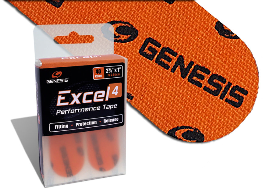 Genesis Excel Classic Performance Tape - High Quality Athletic Sports Tape for Injury Support & Recovery - Perfect for Running, Basketball, Weightlifting & Joint Pain Relief