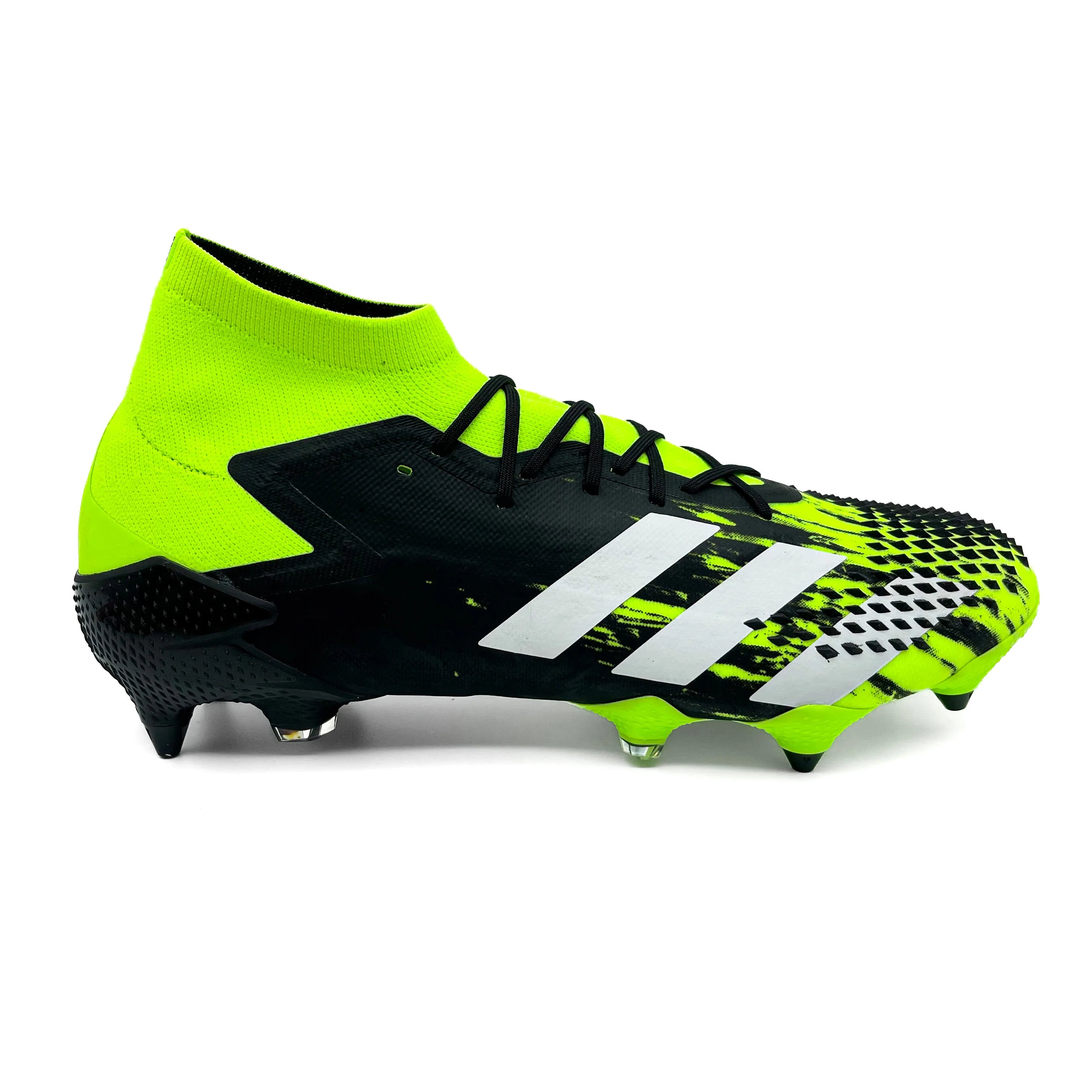 Adidas Predator 20.1 SG Firm Ground Soccer Cleats - Signal Green | High-Performance Football Boots for Firm Natural Grass Pitches | Perfect for Professional Matches & Training Sessions