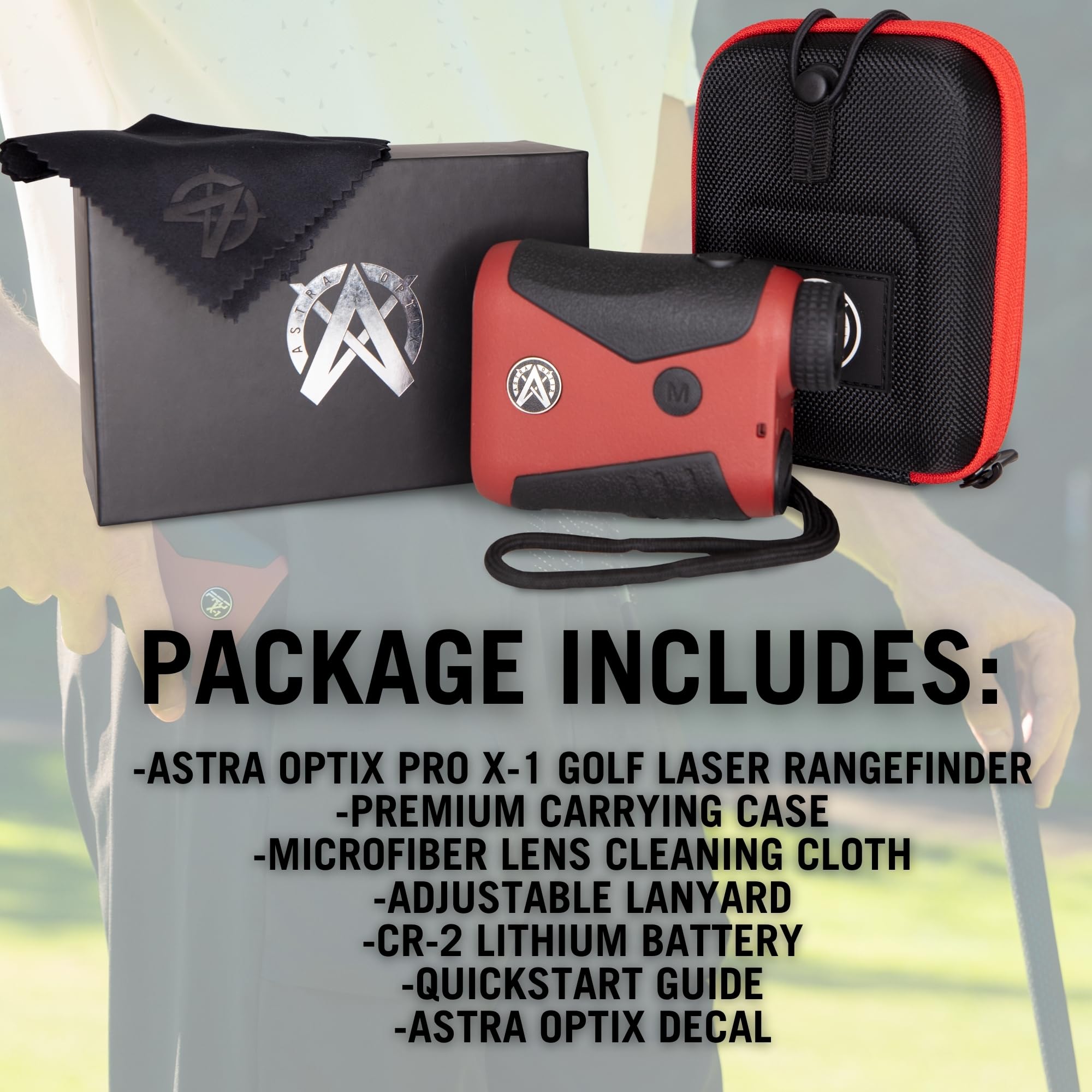 Premium Golf & Hunting Laser Rangefinder 1760/800 Yards - High Accuracy ±1 Yard with Slope Switch & Pin Lock Technology - OLED/HLCD/LCD Display - Perfect for Golf Tournaments, Hunting Expeditions & Outdoor Adventures