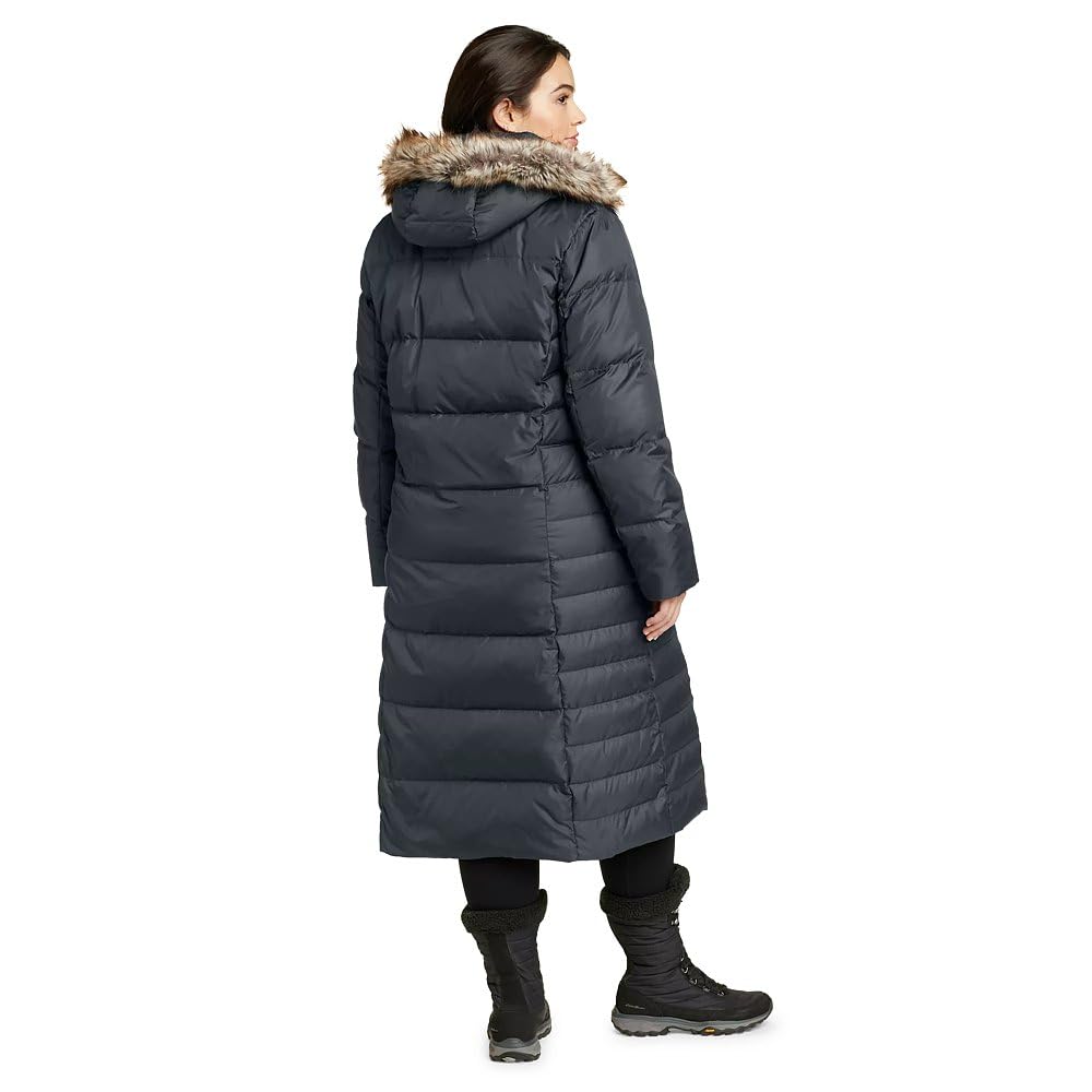 Eddie Bauer Women's Lodge Down Duffle Coat - Waterproof Winter Parka with Hood, Warm Insulated Puffer Jacket for Cold Weather - Perfect for Snowboarding, Skiing & Outdoor Adventures