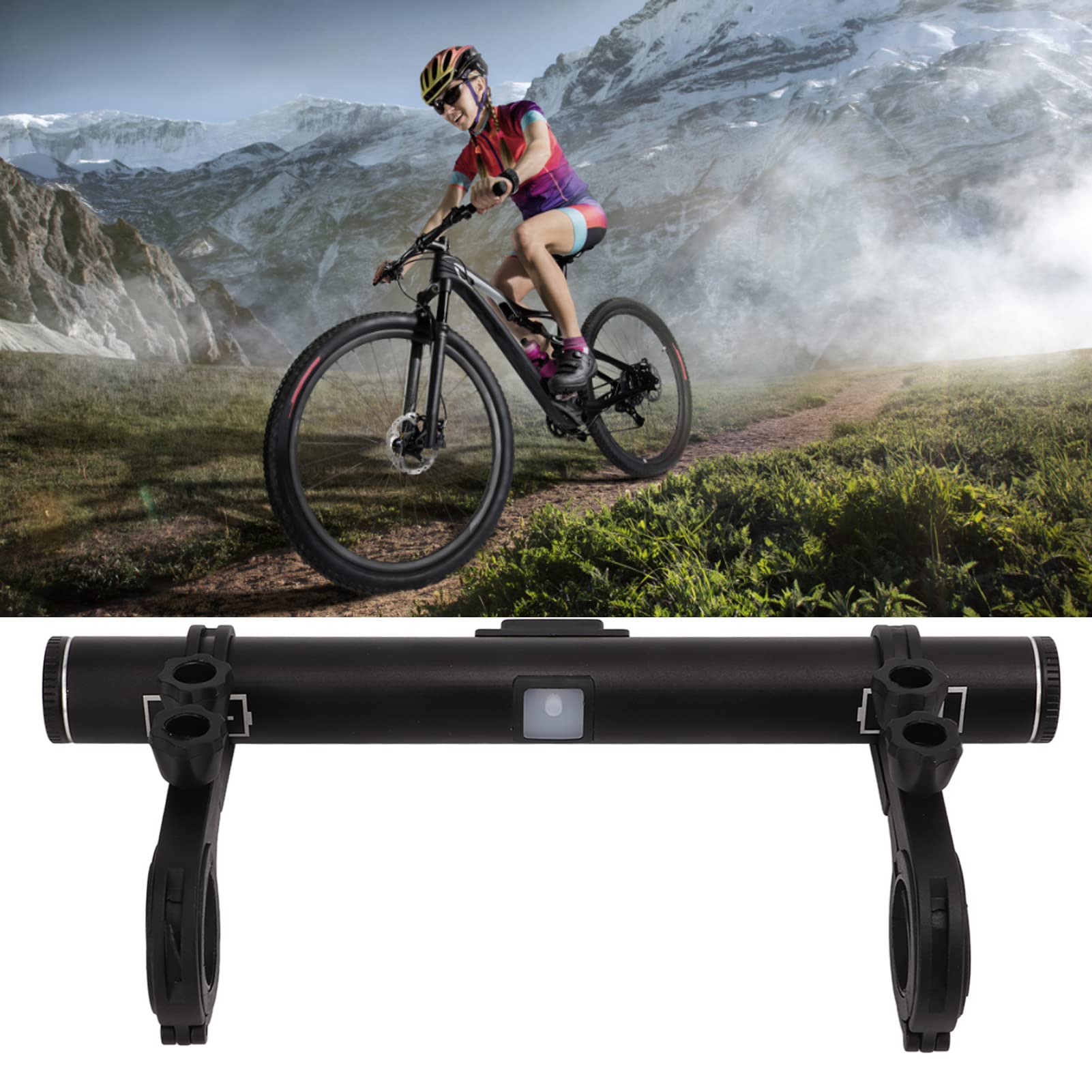 Bediffer Bike Handlebar Extender - Aluminum Alloy Handlebar Bracket for Speedometer & Accessories | Durable & Fade-Resistant | Perfect for Mountain Bikes, Road Bikes & Commuting | Ideal for Cycling Enthusiasts & Outdoor Adventures