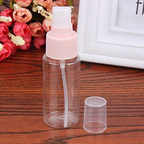 HARIVAR MART™ 7-Piece Plastic Travel Size Empty Bottles Set for Makeup, Cosmetics & Toiletries - Leak-Proof Portable Liquid Containers with Storage Bag - Perfect for Air Travel, Gym & Daily Organizing