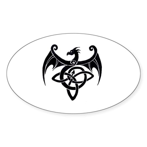 White - Celtic Dragon