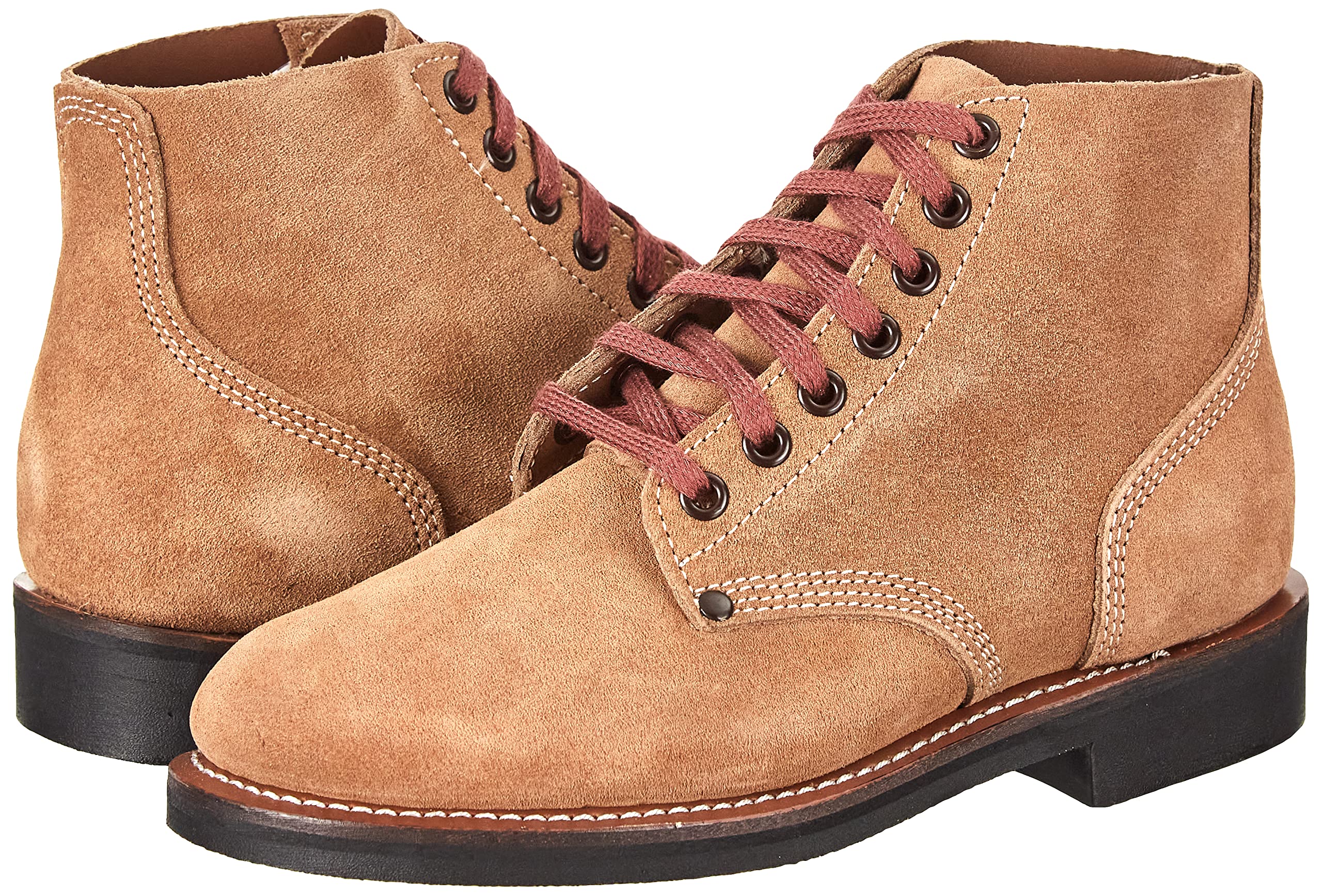 Mil-Tec American 'Rough Out' Ankle Boots - Durable Military Style Boots for Men (US Size) - Perfect for Hiking, Outdoor Work & Tactical Use