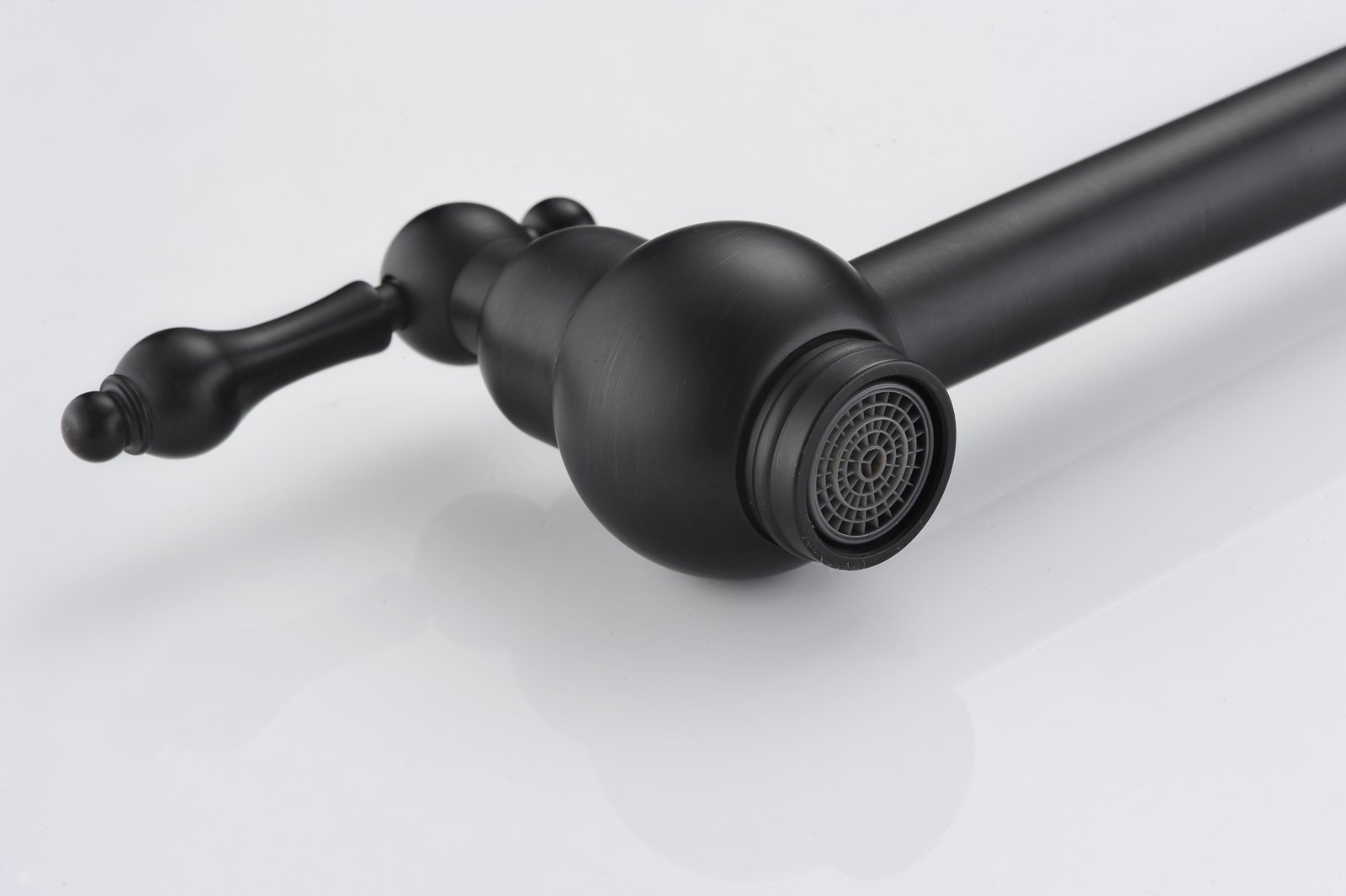 Premium Bronze Pot Filler Faucet - Wall Mount Oil Rubbed Bronze with Dual Swing Joints & 24