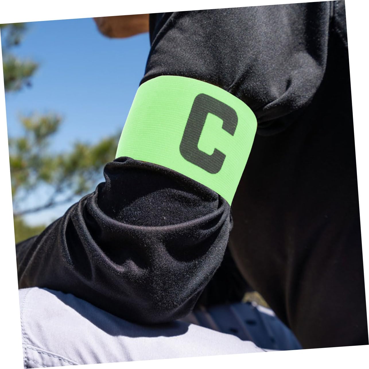 8 Pack Adjustable Football Captain Armbands - Soccer Team Leader Arm Bands with Velcro Strap for Men & Women - Perfect for Matches, Training & Team Identification