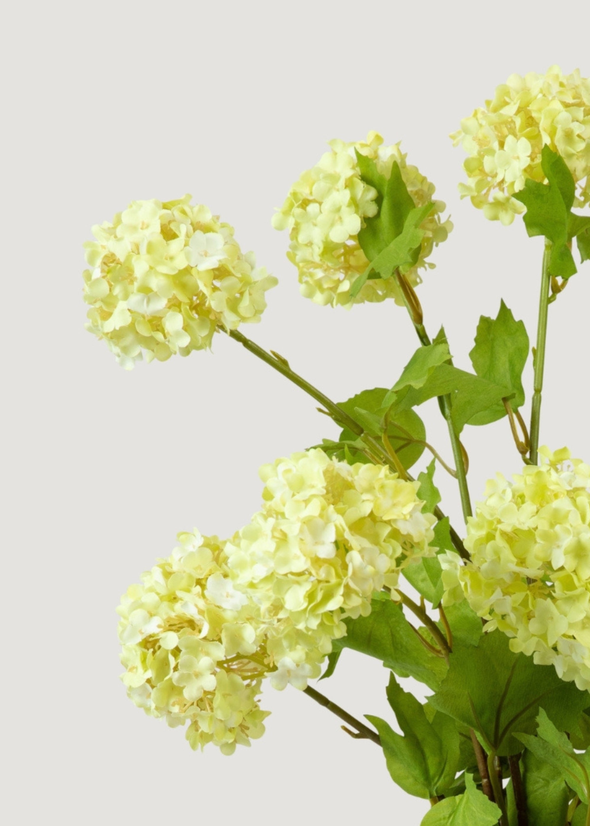 Premium Honeydew Green Snowball Artificial Flower Bouquet - 31 Pcs Fake Floral Arrangement for Home Decor, Wedding Centerpieces & Party Decorations