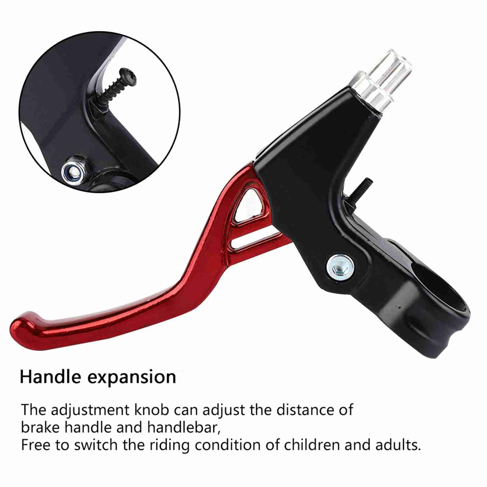 VGEBY1 Bike Brake Lever - 4 Color Aluminum Alloy Bicycle Brake Handle for Mountain/Road/Folding Bikes (Red) | Durable & Lightweight for Smooth Braking on Any Terrain