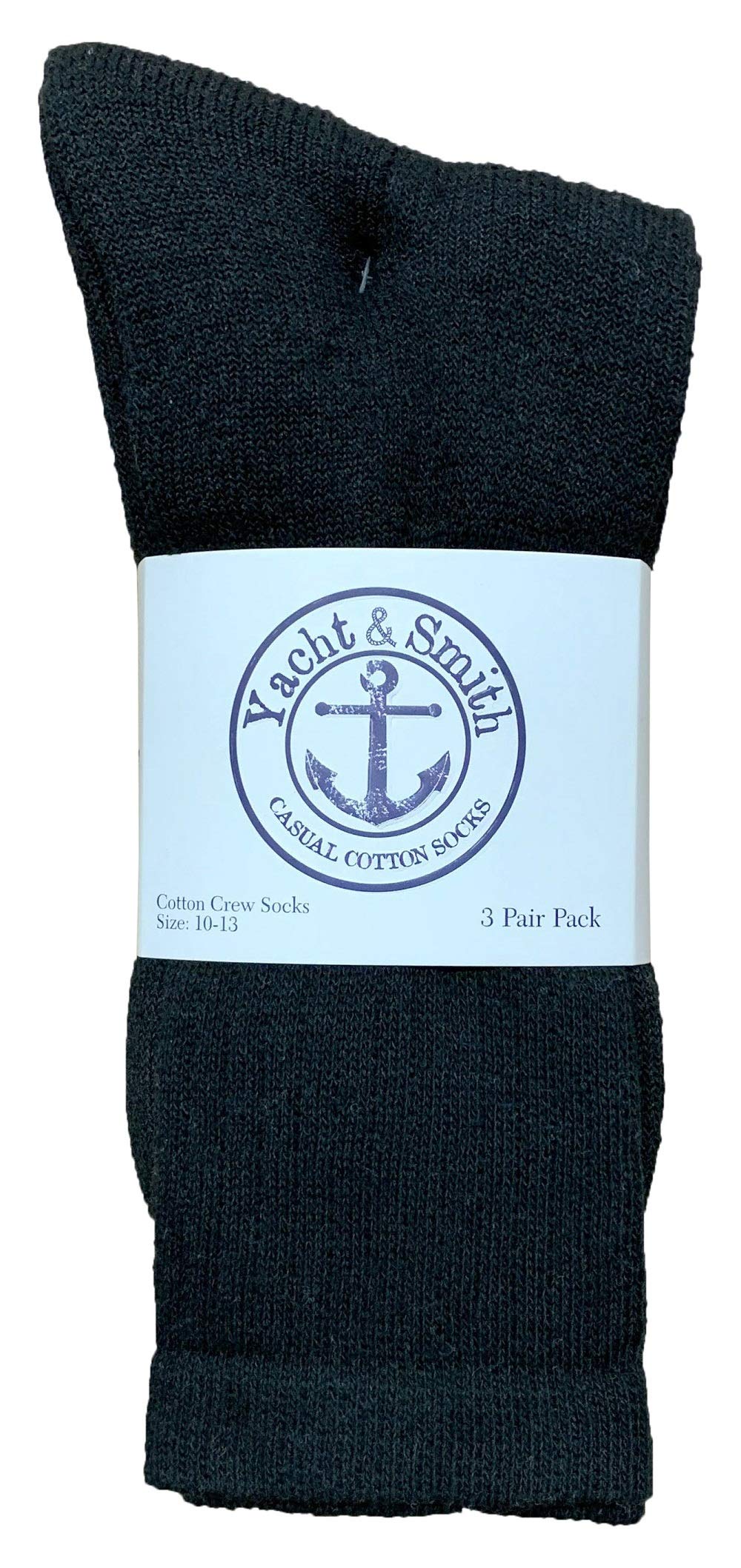 120 Pairs Bulk Women's Crew Socks - Cotton Athletic Sports Socks for Running, Hiking & Yoga (Size 9-11) - Yacht & Smith Wholesale - Perfect for Gym, Workout & Everyday Comfort