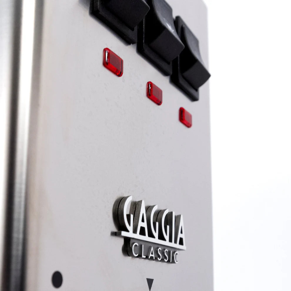 Gaggia Classic Pro E24 Stainless Steel Espresso Machine - Professional Home Coffee Maker for Barista-Quality Espresso, Cappuccino & Latte - Perfect for Kitchen, Office & Coffee Shop Use