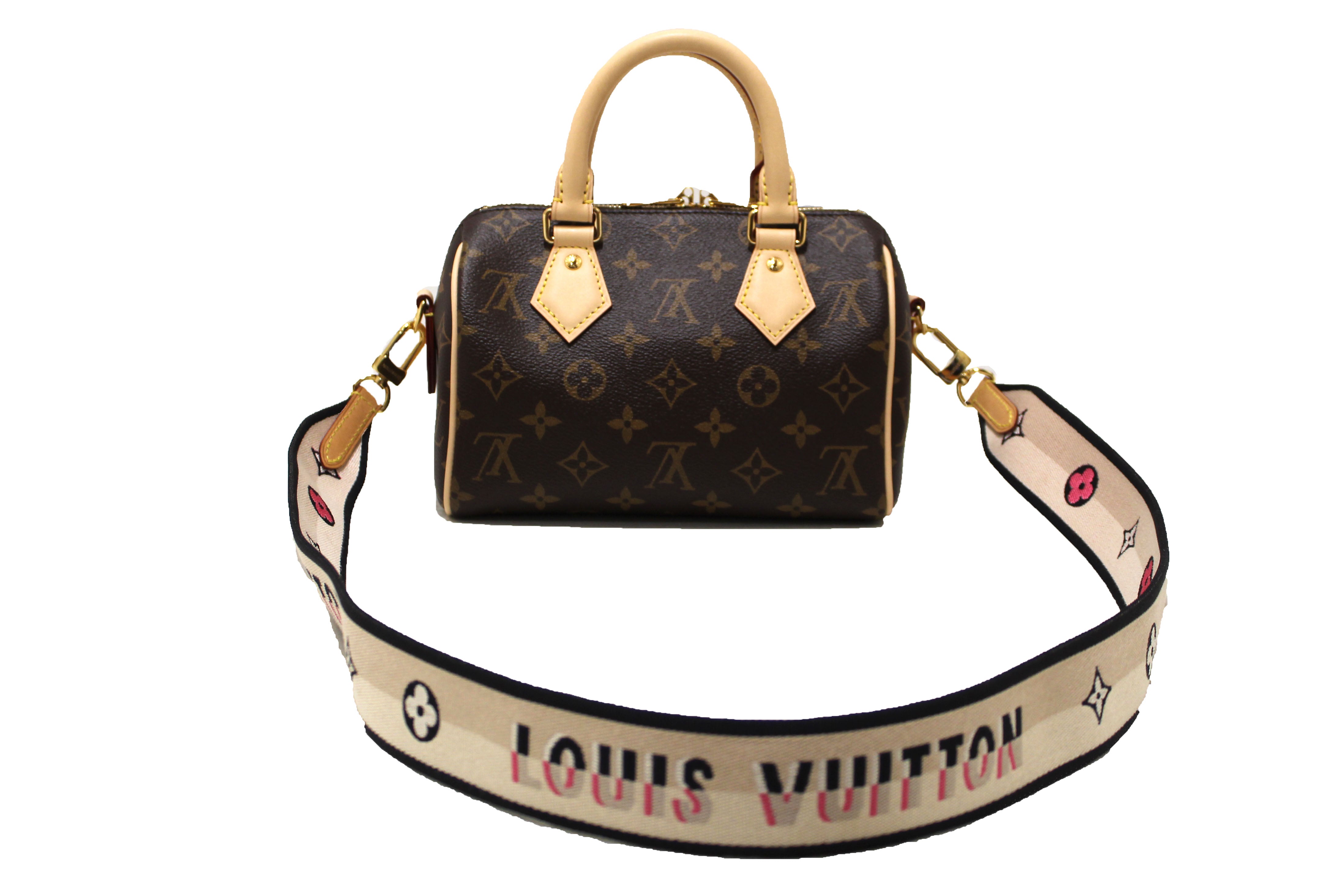 Authentic Louis Vuitton Monogram Speedy 20 Bandoulière Crossbody Bag - Luxury Designer Handbag for Women, Perfect for Everyday Use, Travel & Special Occasions