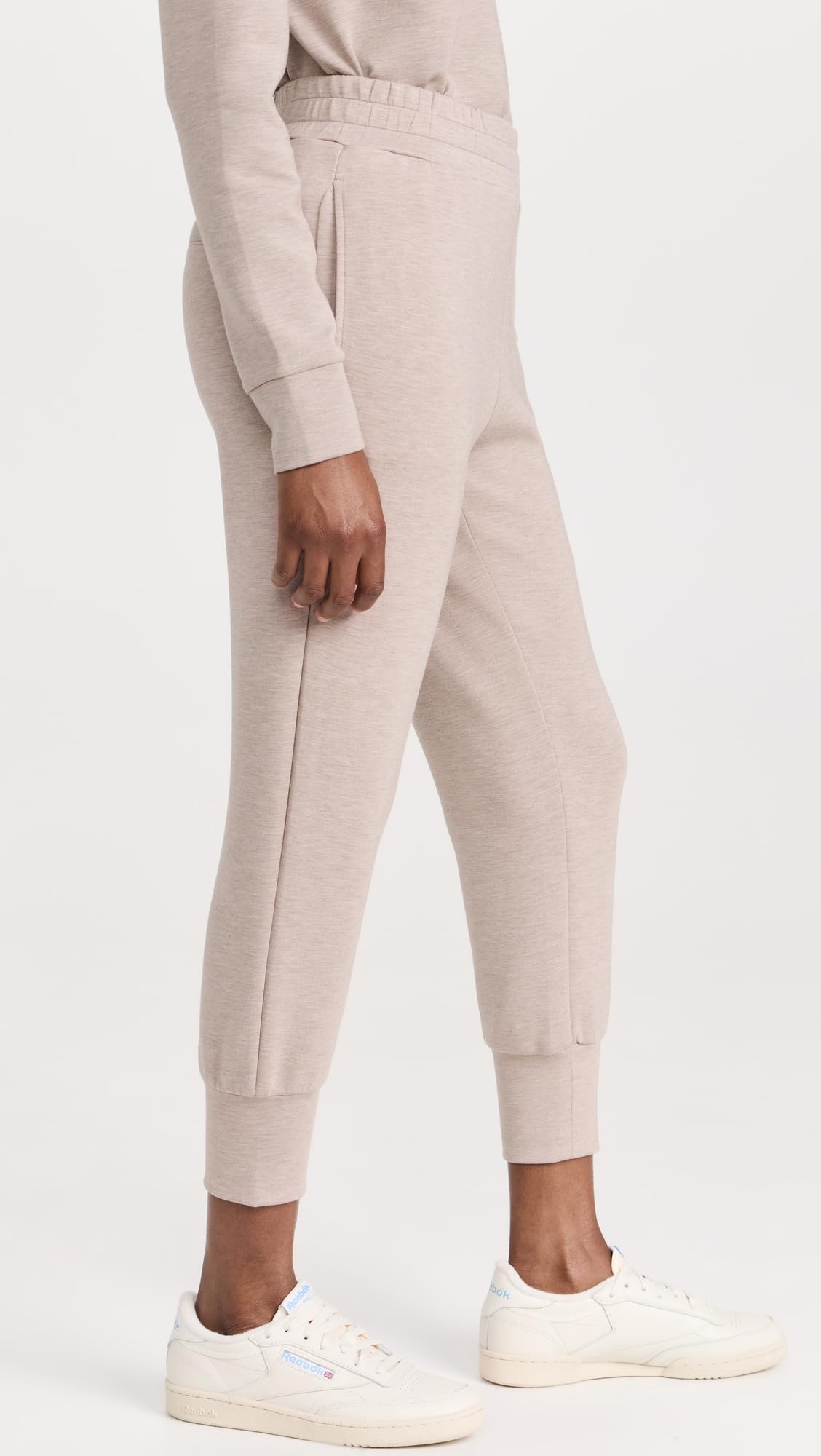 Varley Women's Slim Cuff Pants - High Waisted Tapered Leg Yoga Pants for Workout & Lounge - Size 25 - Perfect for Yoga, Running, Travel & Everyday Wear