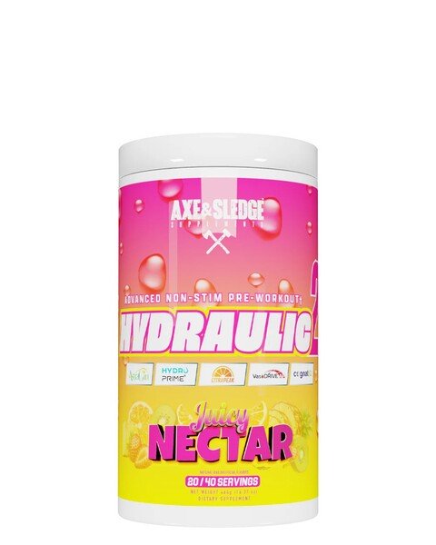 Axe & Sledge Hydraulic V2 Non-Stimulant Pre-Workout Powder - 464g for Energy & Focus | Gym, Bodybuilding & Fitness Training