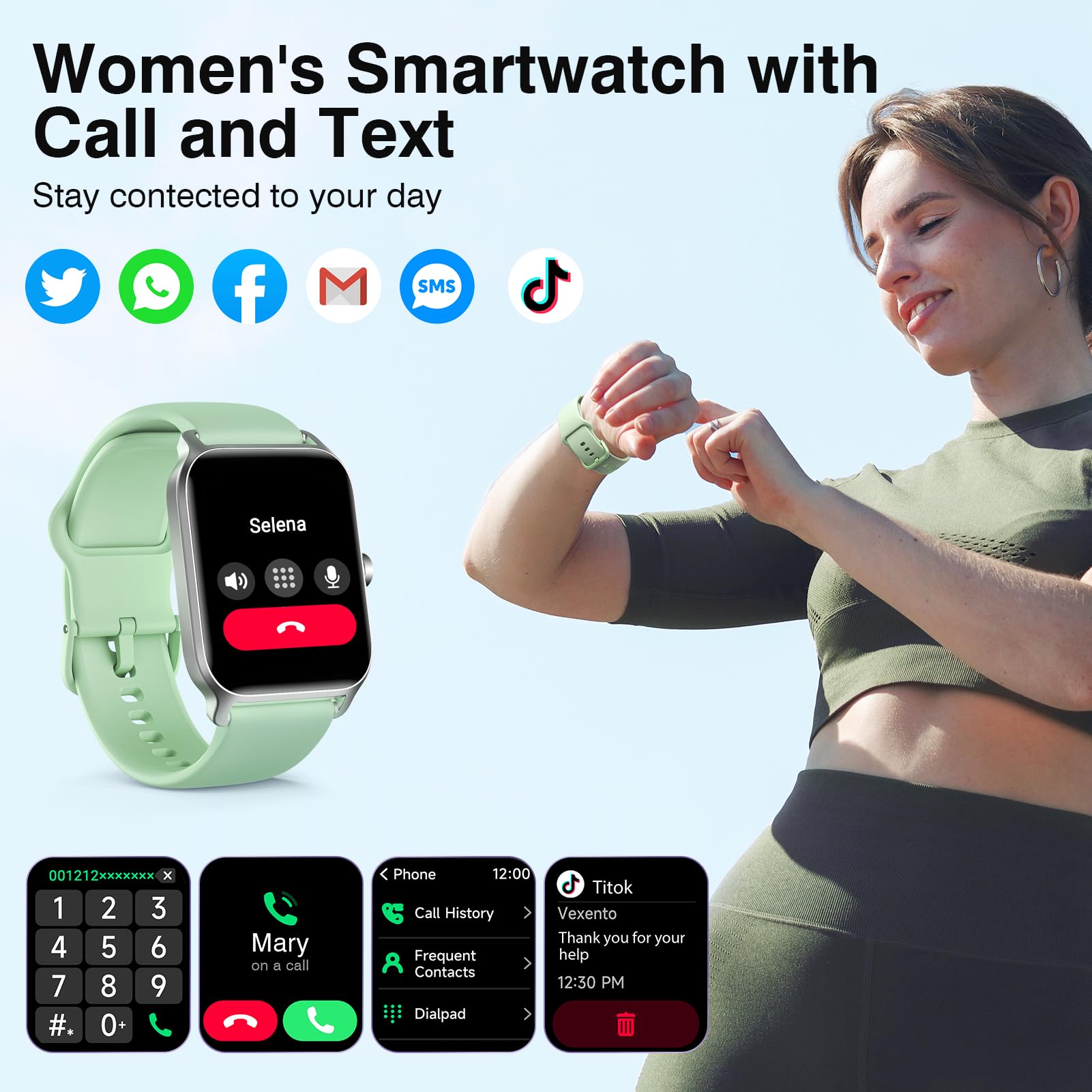 Smart Watches for Women - 1.8