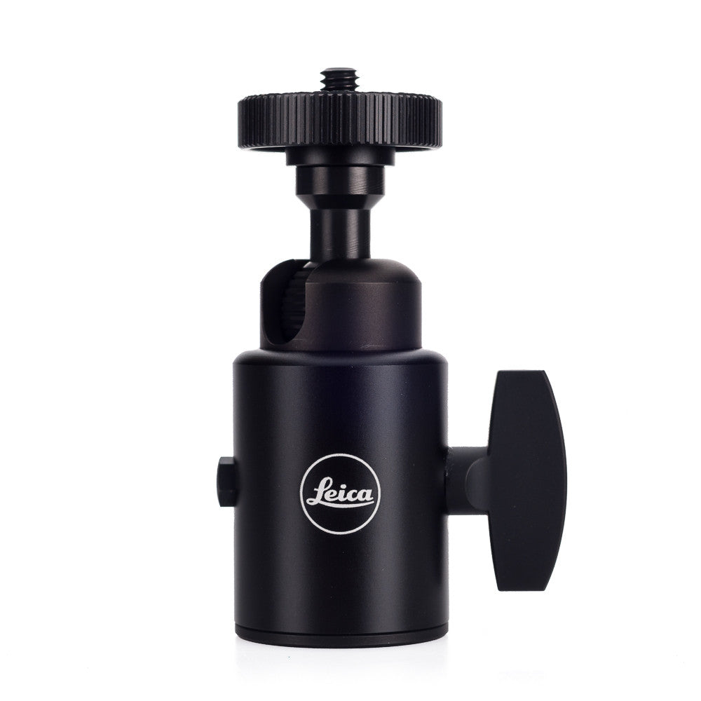 Leica Ball Head 18 - Compact Aluminum Tripod Head with Black Anodized Finish for DSLR & Mirrorless Cameras - Perfect for Travel, Landscape & Wildlife Photography