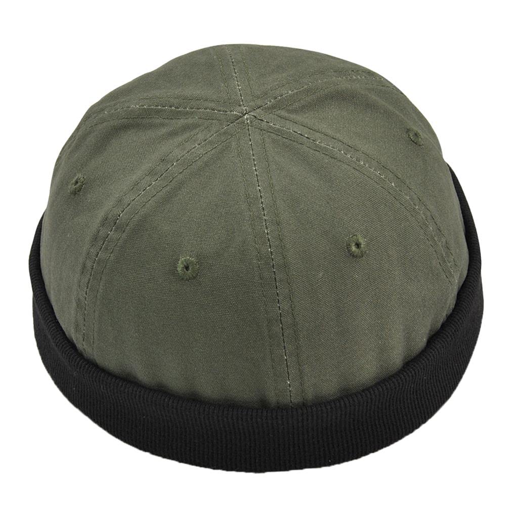 Vaveren Men's Mechanic Biker Hat - Skull Cap Beanie for Motorcycle Riding, Winter Warmth & Outdoor Activities | Adjustable Brimless Docker Hat for Work & Casual Wear