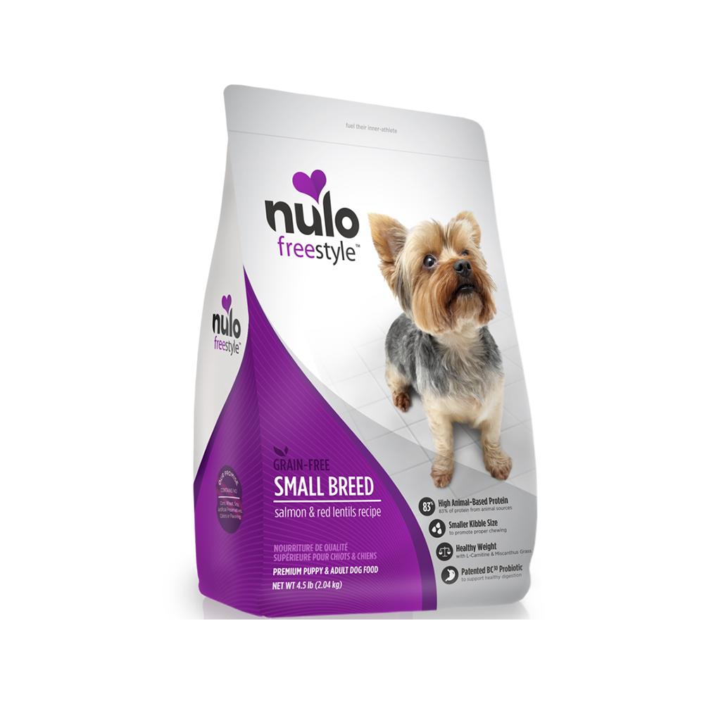 FreeStyle Grain-Free High-Protein Small Breed Dry Dog Food - Salmon & Red Lentils Recipe for Healthy Skin & Coat - Perfect for Puppies & Adult Dogs