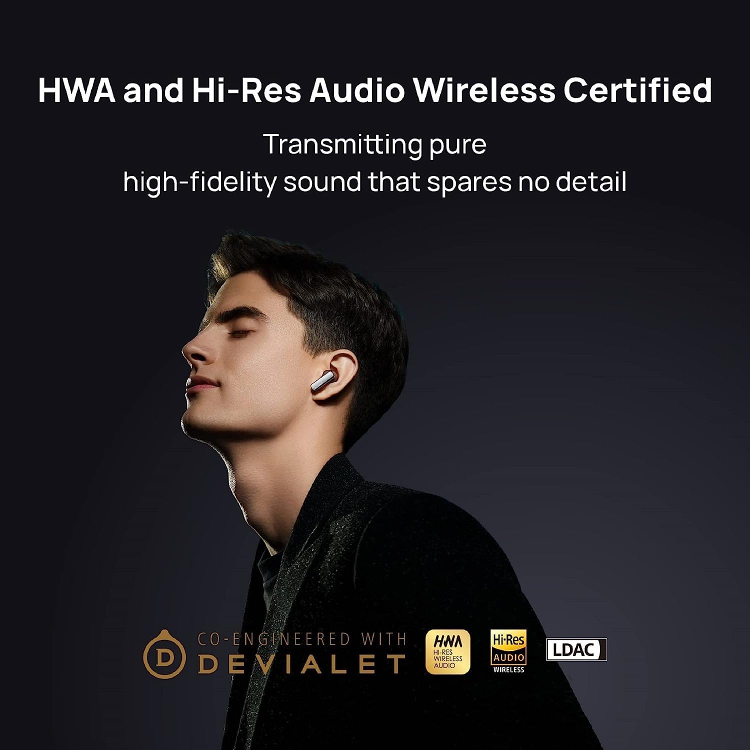 HUAWEI FreeBuds Pro 2 Wireless Earbuds with Dual-Speaker, Active Noise Cancelling, IPX4 Waterproof, Hi-Res Audio Certified for Android & iOS - Ceramic White - Perfect for Workouts, Commuting & Travel