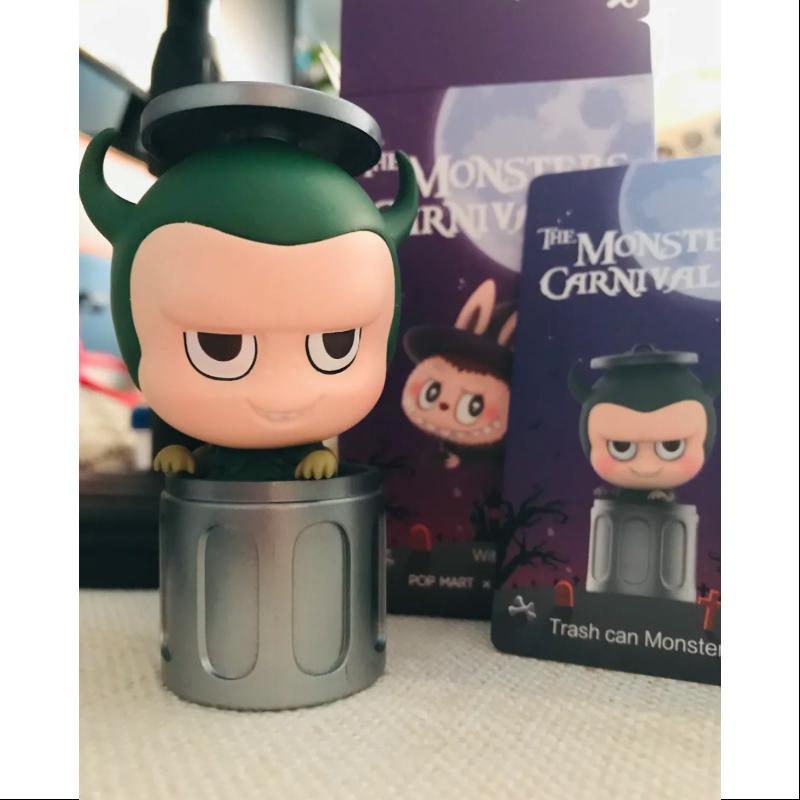 Labubu The Monsters Carnival Series Trash Can Monster Toy - Cute Collectible Vinyl Figure for Display, Gifts & Anime Fans (Perfect for Home Decor, Office Desk & Pop Culture Collections)