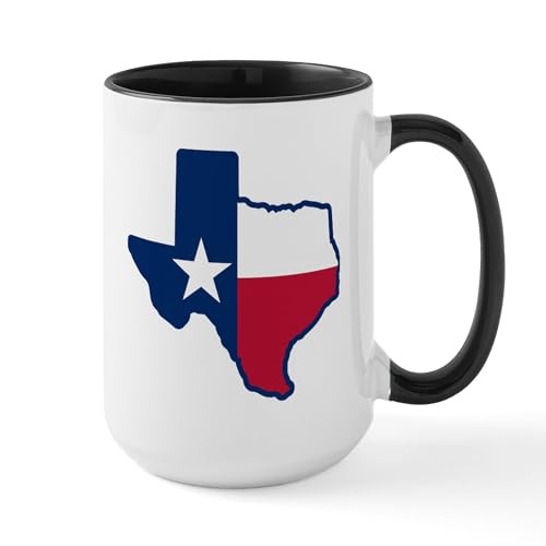 White/Black Inside - Texas Pride Mugs