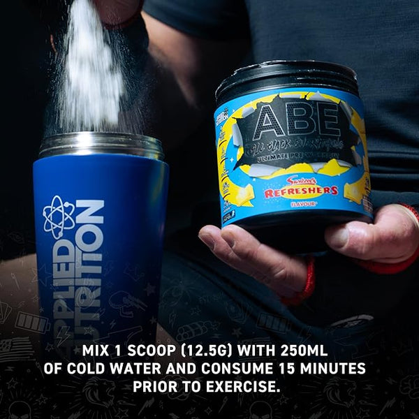 Applied Nutrition ABE (All Black Everything) Ultimate Preworkout Powder 315g - Boost Energy & Performance for Intense Workouts & Gym Sessions