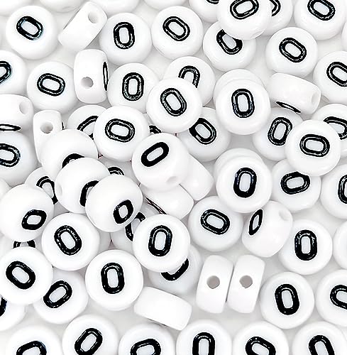 0White Round-Vowel O-500PCS
