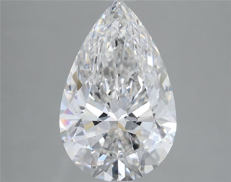 3.15 Carat E VS2 Pear Lab Grown Diamond - Elegant Engagement Ring & Wedding Jewelry for Women