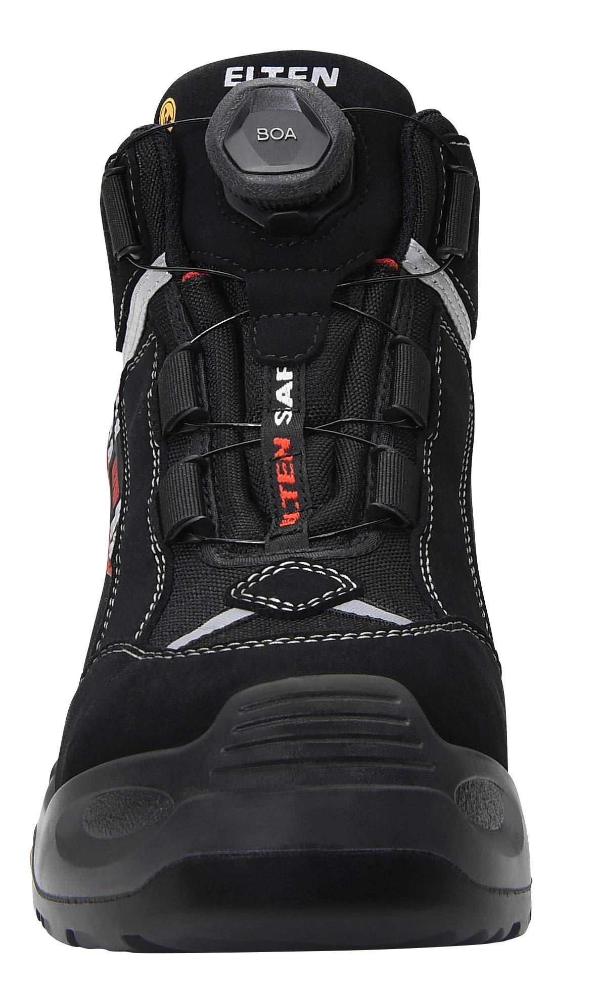 ELTEN Men's Sander Boa ESD S3 Safety Shoes - Slip-Resistant Work Boots for Construction, Warehouse & Industrial Use